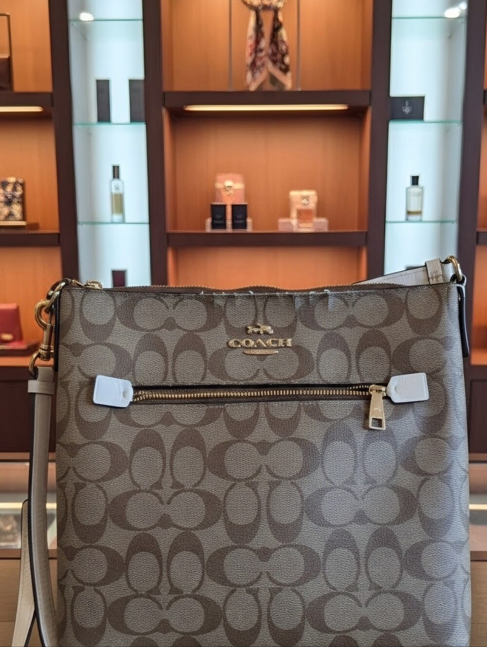 Coach Signature Canvas Crossbody Bag Rowan File Crossbody